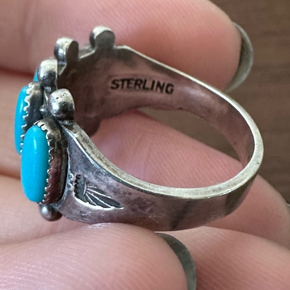 Zuni Turquoise Ring - Picture 4 of 5